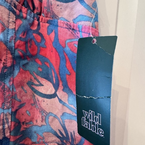 Wild Fable NWT floral mini dress size Xl - Picture 3 of 6